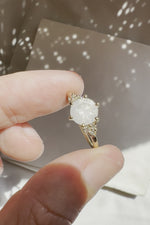 READY TO SHIP // TALIA ring // 1.37ct white diamond