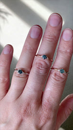 LIV Ring // Sapphire Montana Teal