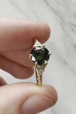 Bague TALIA // Saphir Australien vert 1,02ct