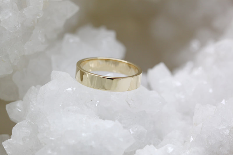 Jonc ELLIOT // 5 mm // Or 14K