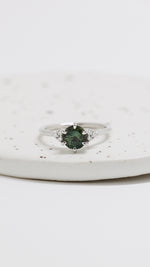 TALIA ring // 1.02ct green Australian sapphire