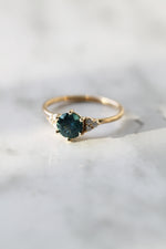 Bague TALIA // Saphir Australien Teal 1,10ct